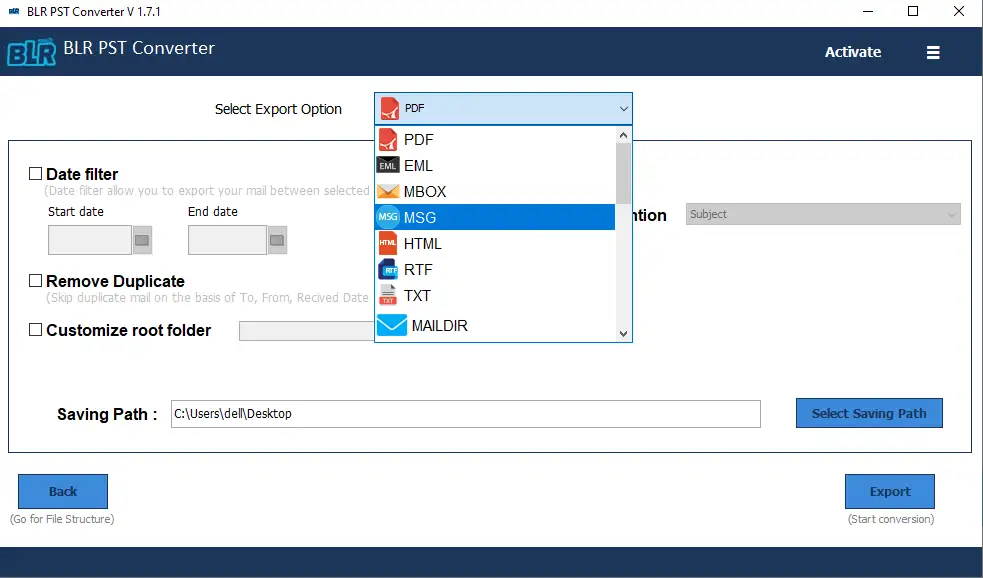 How to convert PST file?