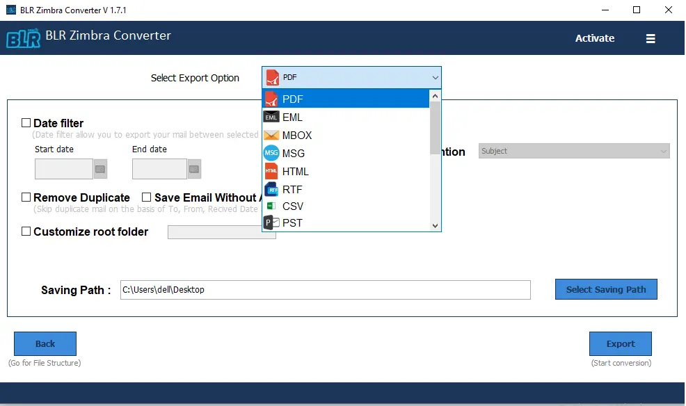 How to convert Zimbra
