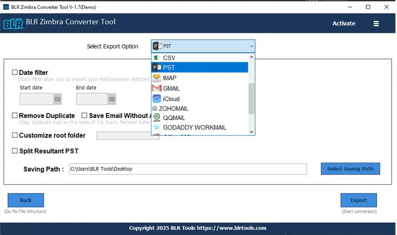 How to convert Zimbra