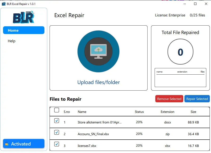 select-files-to-repair