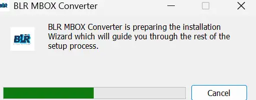 start to install mbox converter