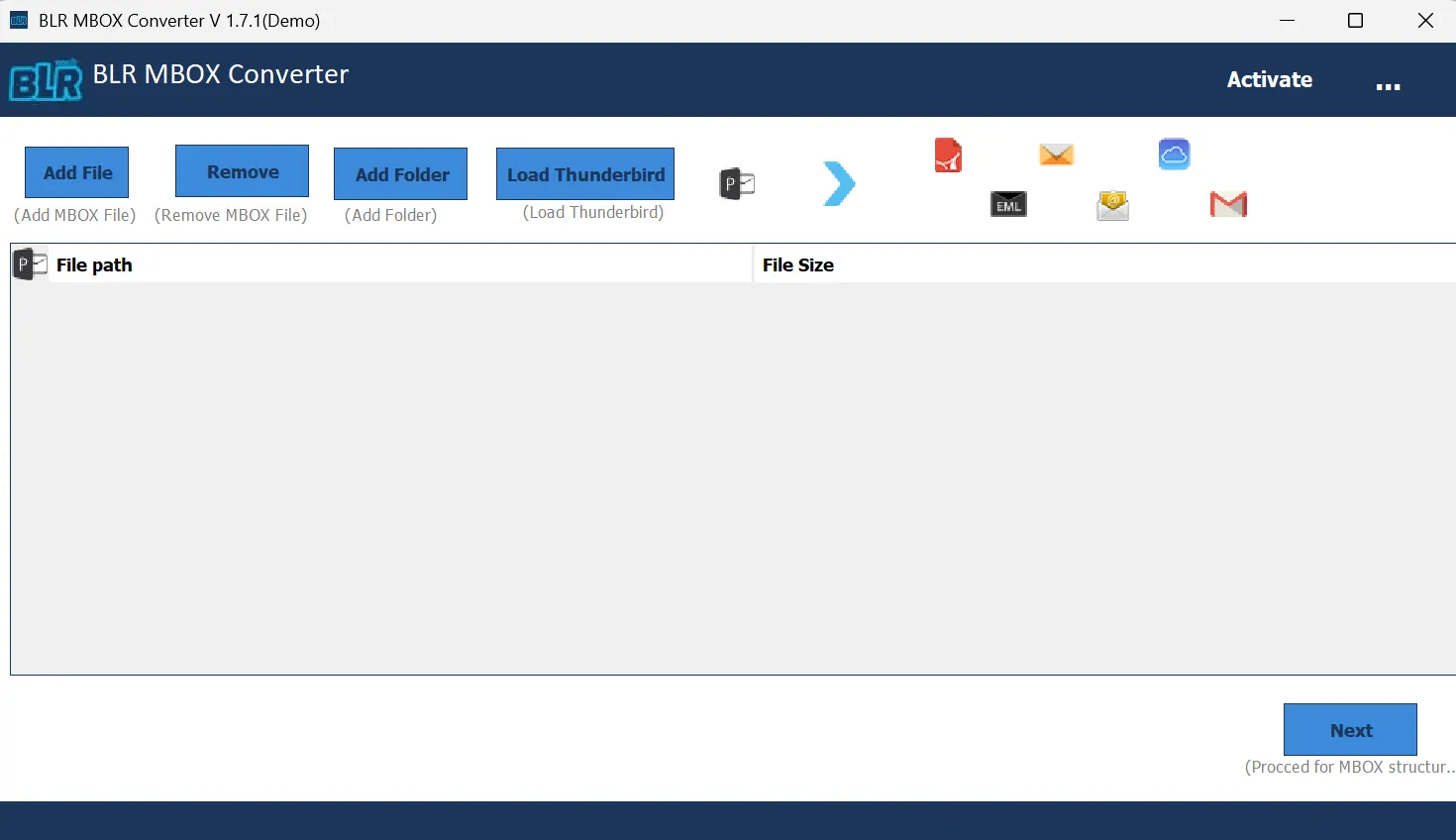 start-the-mbox-converter