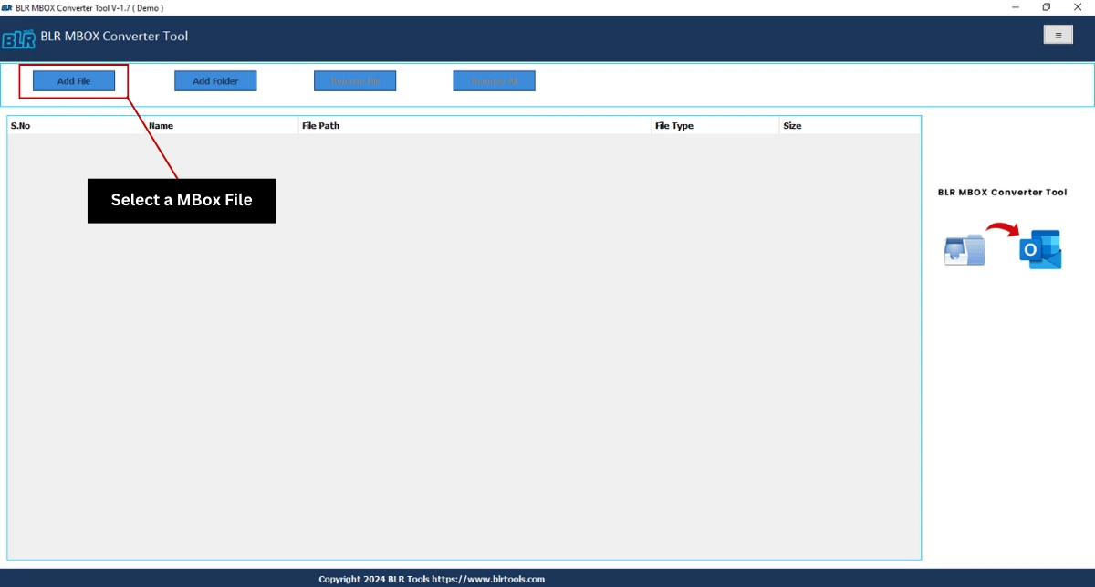Export MBOX files