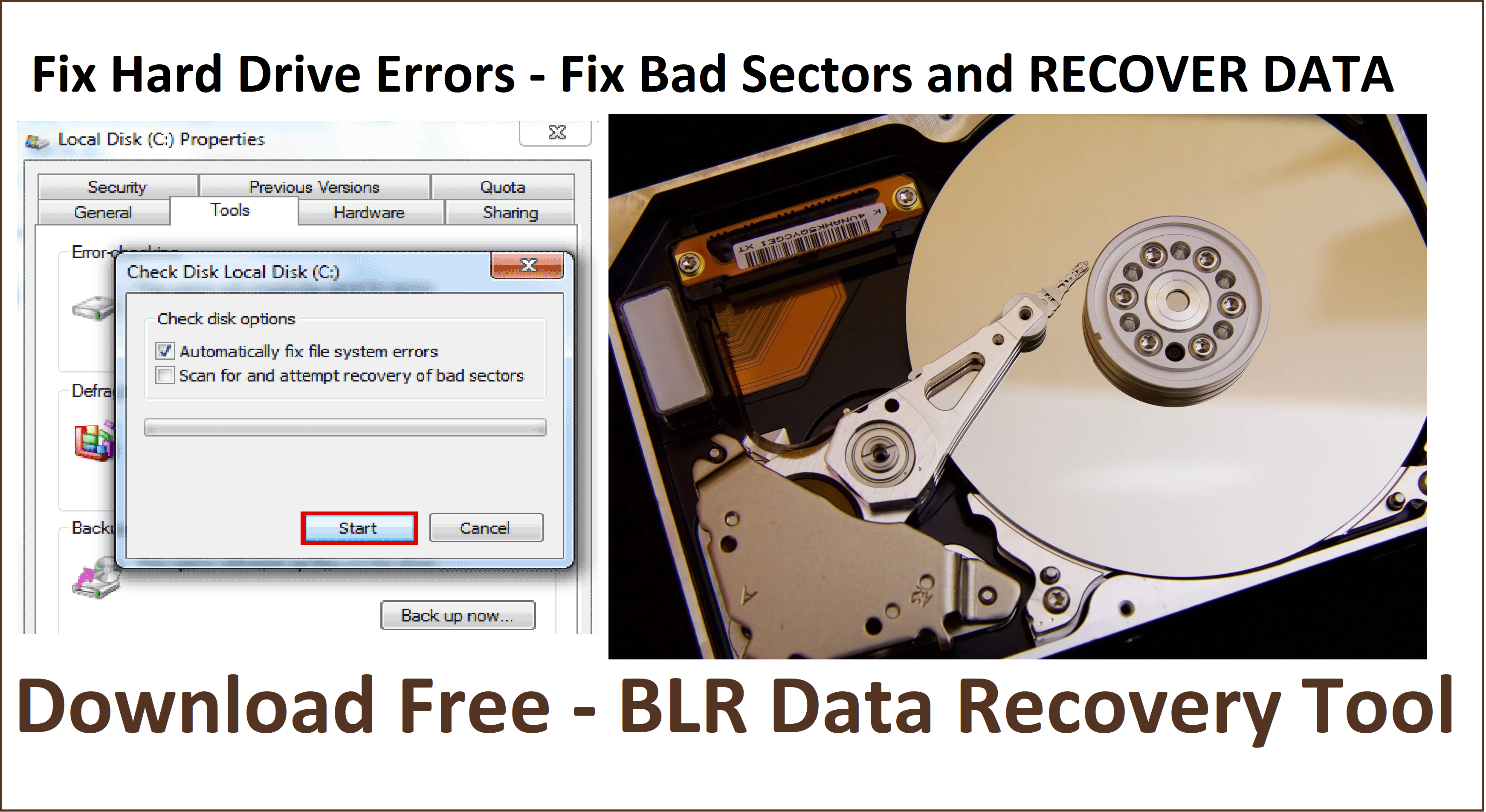 Methods to Solve and Fix Bad Sectors on Hard Drive