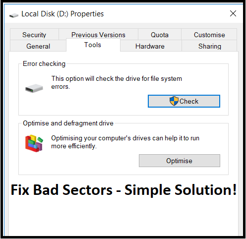 fix-bad-sectors-windows-10