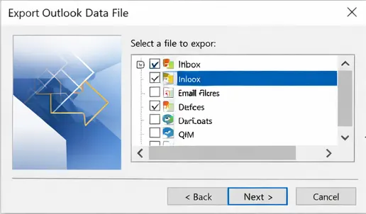 select-folders-export