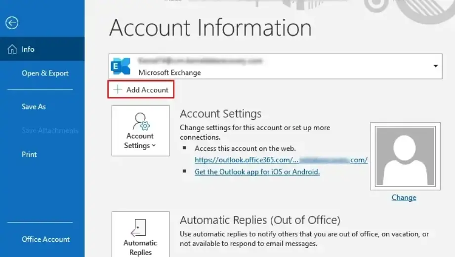 add gmail to outlook