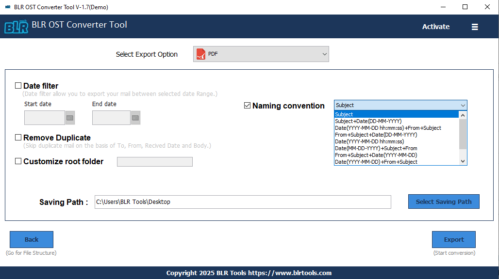 change OST file into PDF
