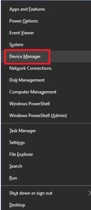device manager