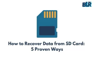 recover data from sd card