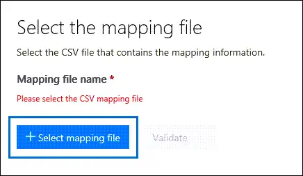 select-mapping-file