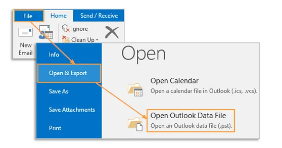 open-outlook-data-file