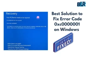 Fix Error Code 0xc0000001 on Windows