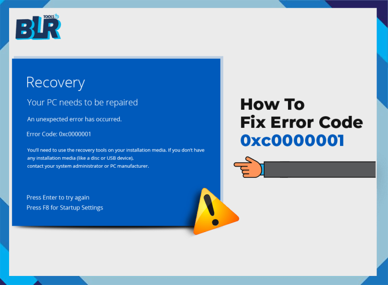 Fix Error Code 0xc0000001 on Windows a Best and Quick Solutions