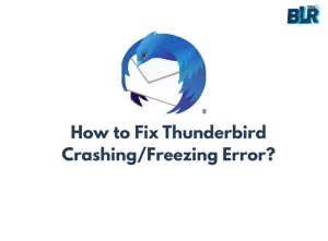 thunderbird crashing freezing error