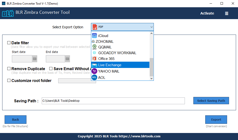 Migrate Zimbra TGZ File to Exchange Server