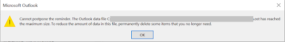 Outlook OST File too Large