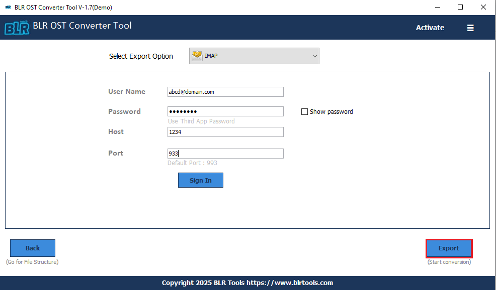 Upload OST to Google Workspace