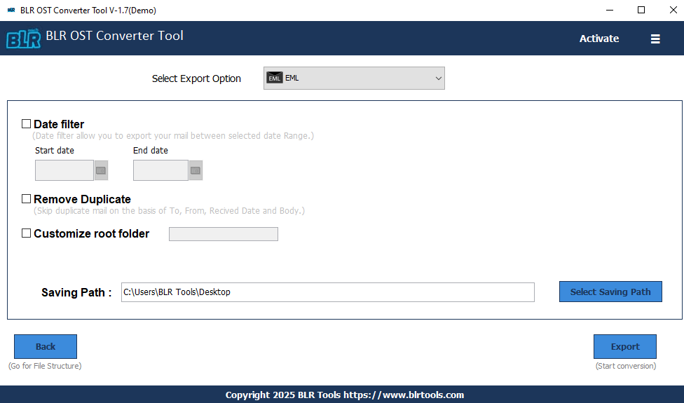 Open OST Emails in Windows Live Mail