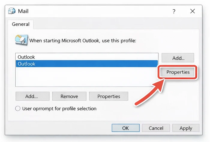 outlook properties