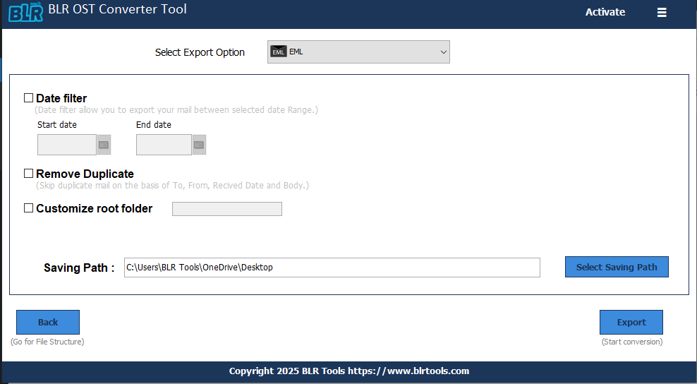 import OST emails to eM Client