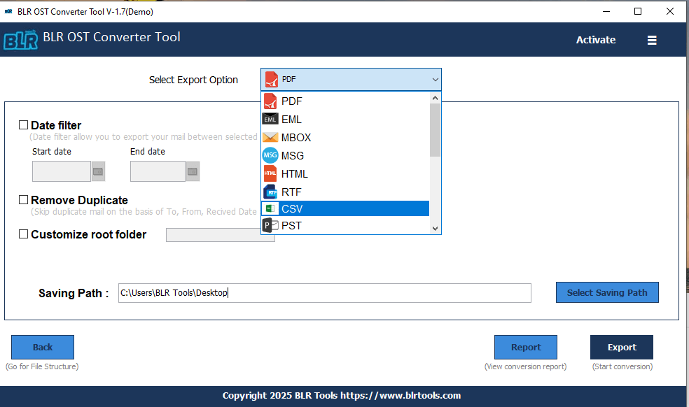 Extract Contacts from OST File