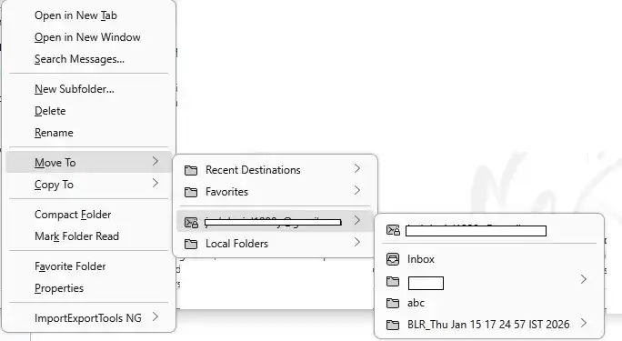 import mbox exchange