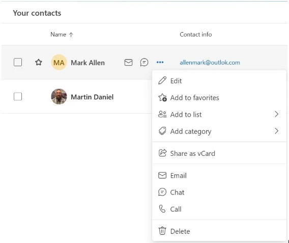 click on more options