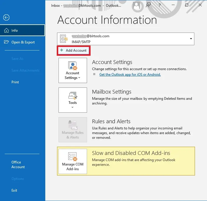 add icloud to outlook