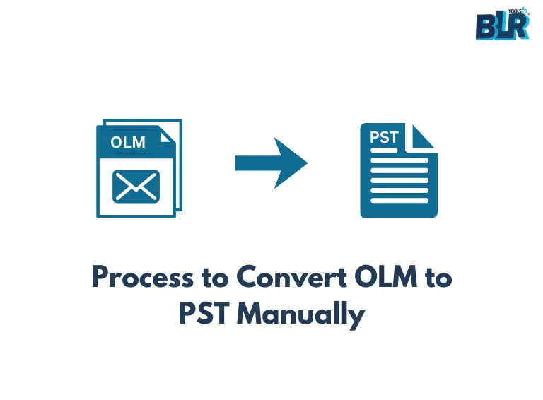 convert olm to pst manually