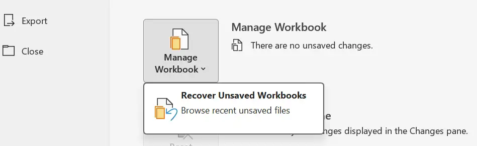 recover-unsaved-workbook