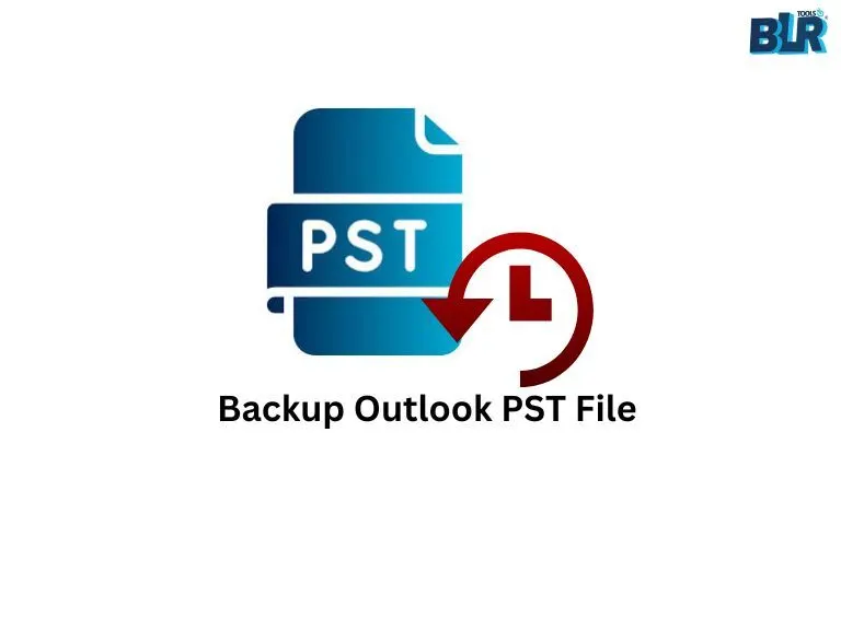 how to backup outlook pst file