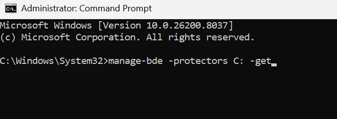 command-recover-bitlocker-key