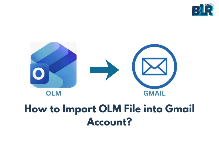 impoer olm file into gmail account