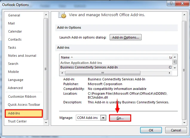 Disable-Outlook-Add-ins