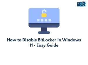 Disable BitLocker Encryption in Windows 11
