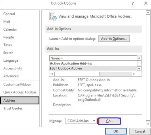 Outlook add ins