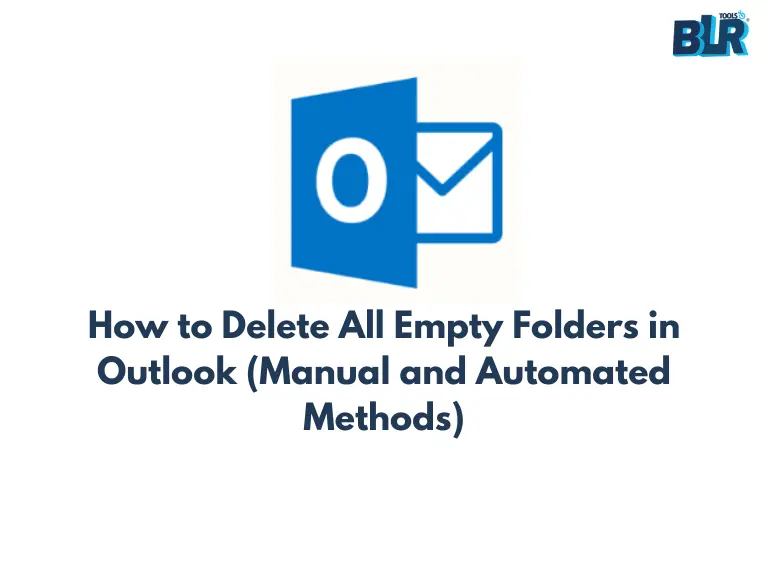 delete empty folders in outlook